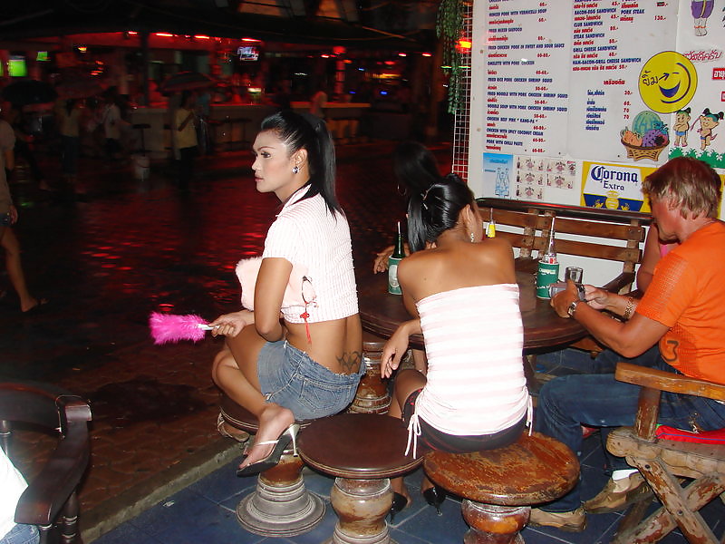 A couple of Pattaya Ladyboys #21802482
