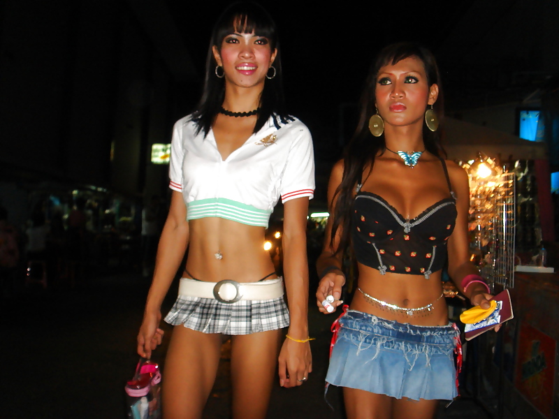 A couple of Pattaya Ladyboys #21802761