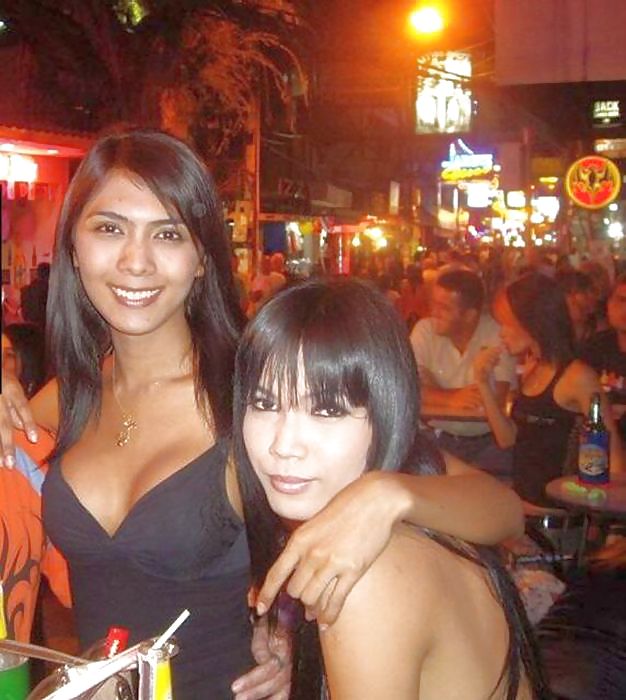 A couple of Pattaya Ladyboys #21802783