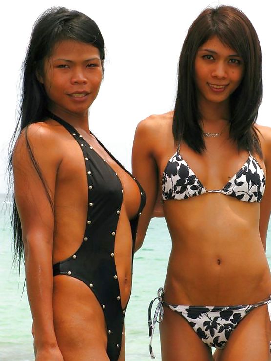 A couple of Pattaya Ladyboys #21802789