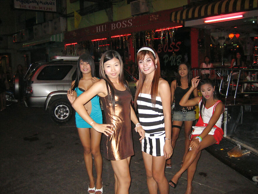 A couple of Pattaya Ladyboys #21802882