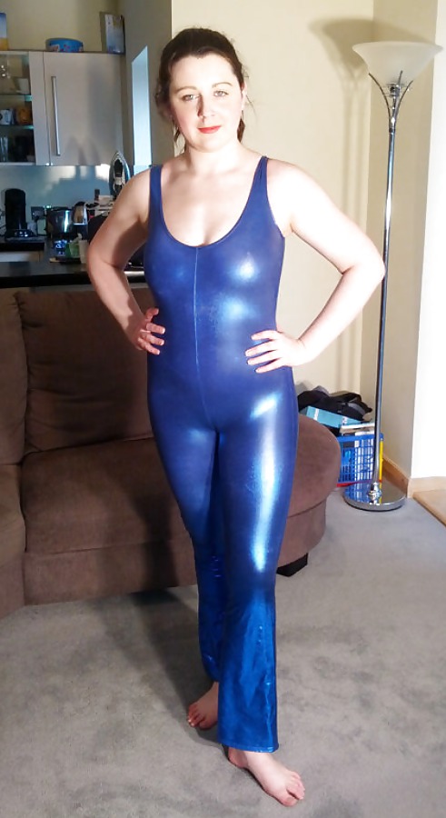 Shiny catsuits bodysuits or swimsuits and crotchless #15719807