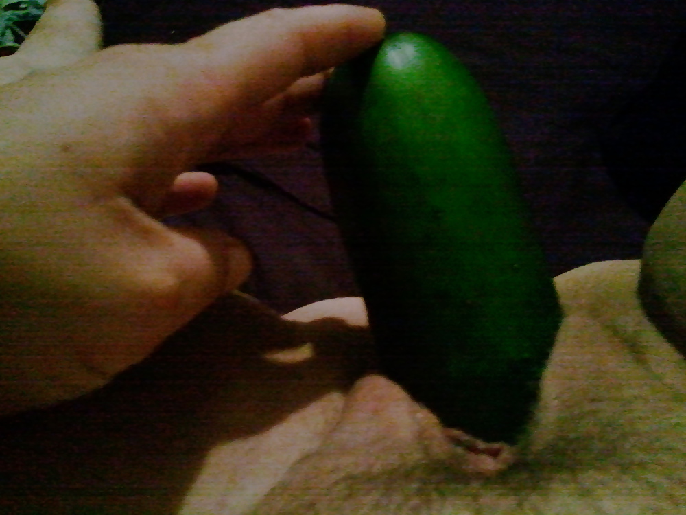 Fucking a cucumber #14633941