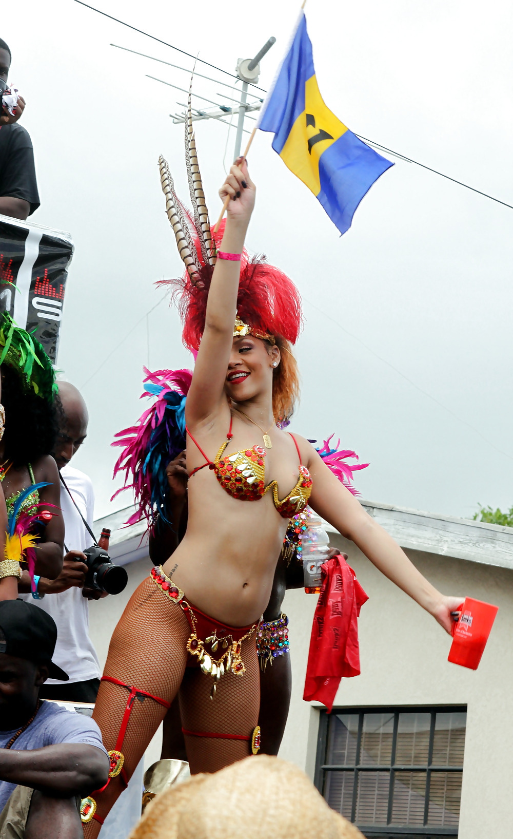 Rihanna Lots of Ass Kadoomant Day Parade In Barbados #7660087