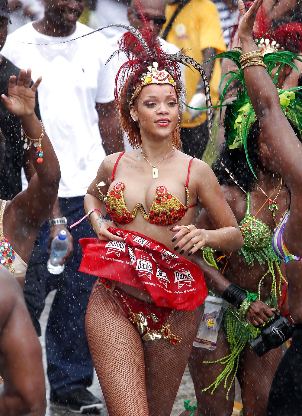 Rihanna Lots of Ass Kadoomant Day Parade In Barbados #7660520