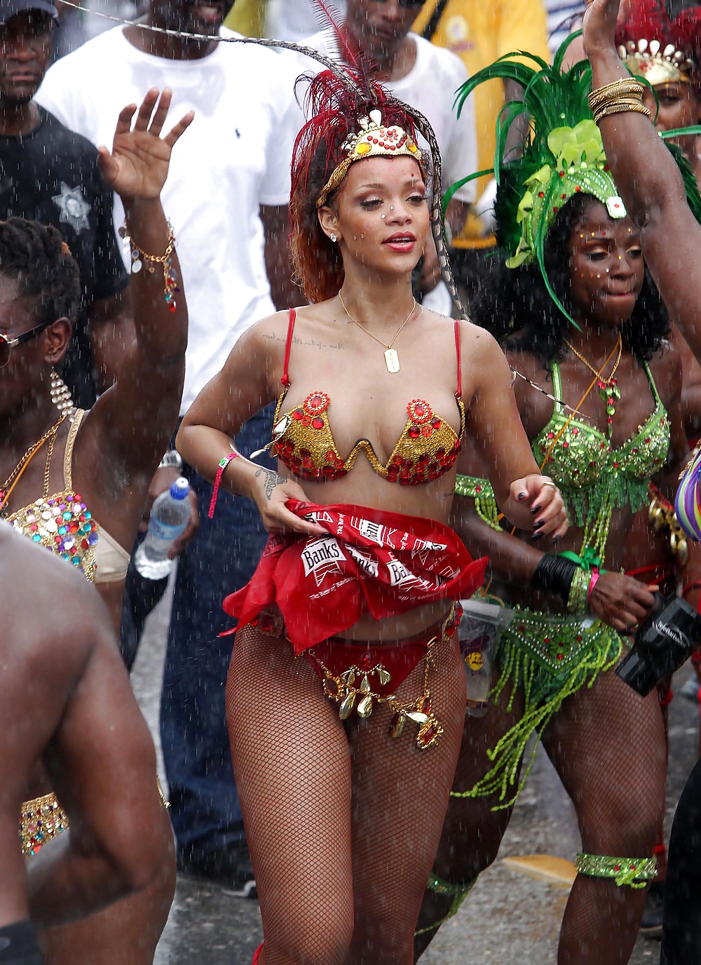 Rihanna Lots of Ass Kadoomant Day Parade In Barbados #7660553