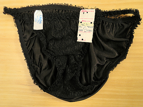 Panties from a friend - black, another set #3867200