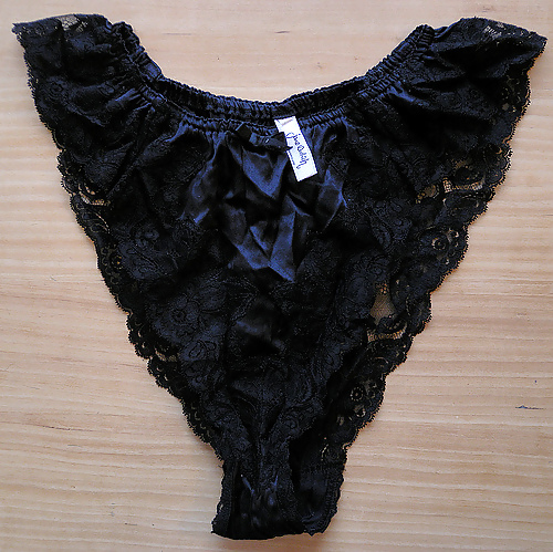 Panties from a friend - black, another set #3867221