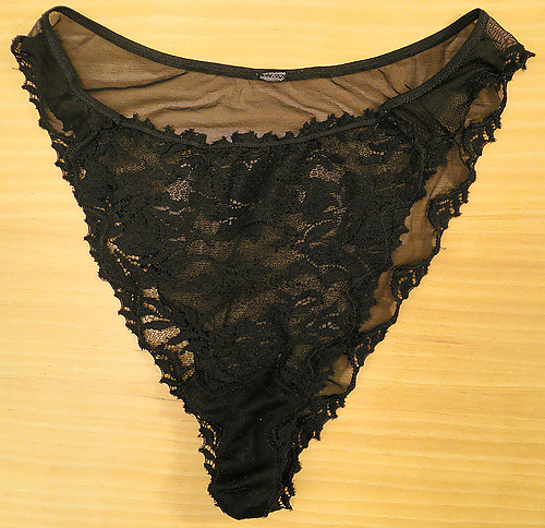 Panties from a friend - black, another set #3867256