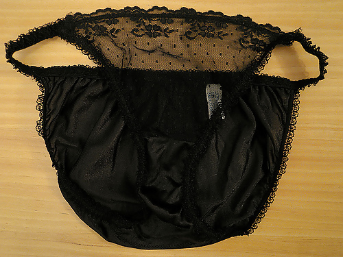 Panties from a friend - black, another set #3867266