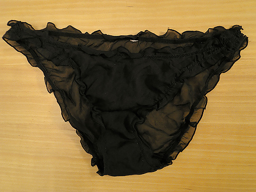 Panties from a friend - black, another set #3867297