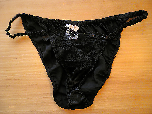 Panties from a friend - black, another set #3867305