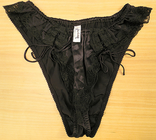 Panties from a friend - black, another set #3867327