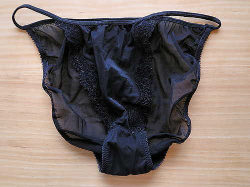 Panties from a friend - black, another set #3867348
