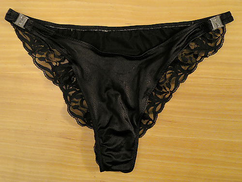 Panties from a friend - black, another set #3867402