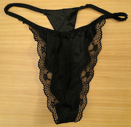 Panties from a friend - black, another set #3867422