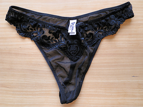 Panties from a friend - black, another set #3867468