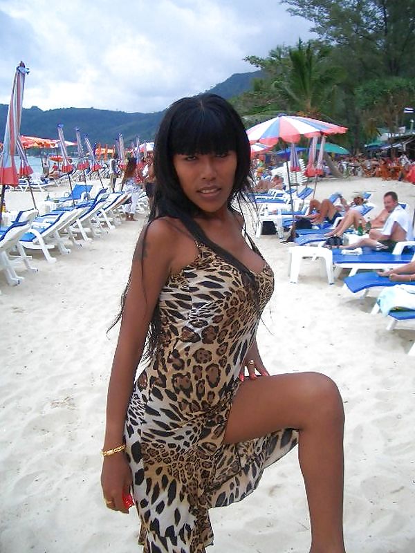 Ladyboys on the beach #21654685