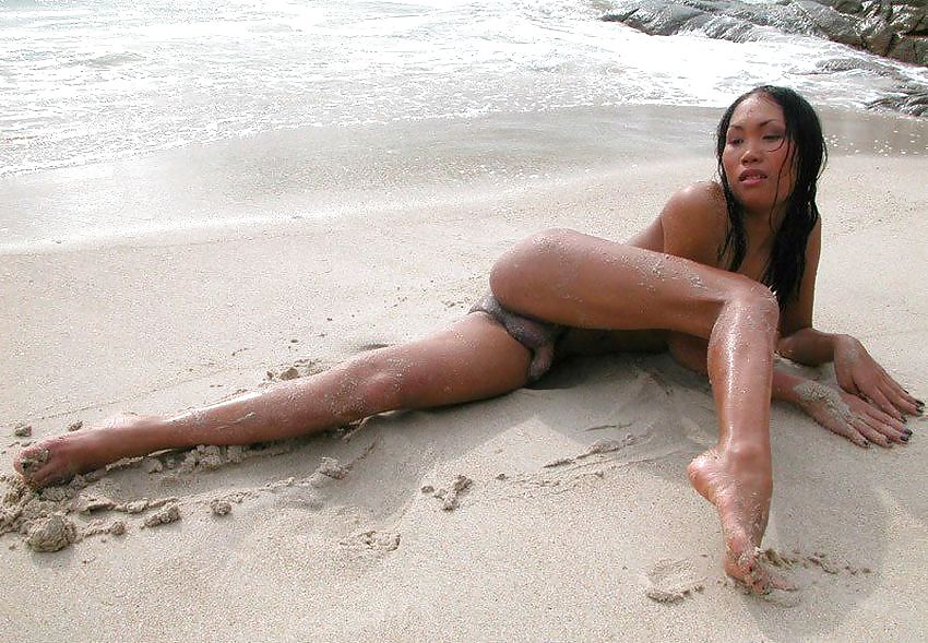 Ladyboys on the beach #21654693