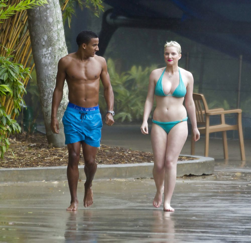 Helen Flanagan bikini HQ (ass shot and hint of nip slip) #4951556