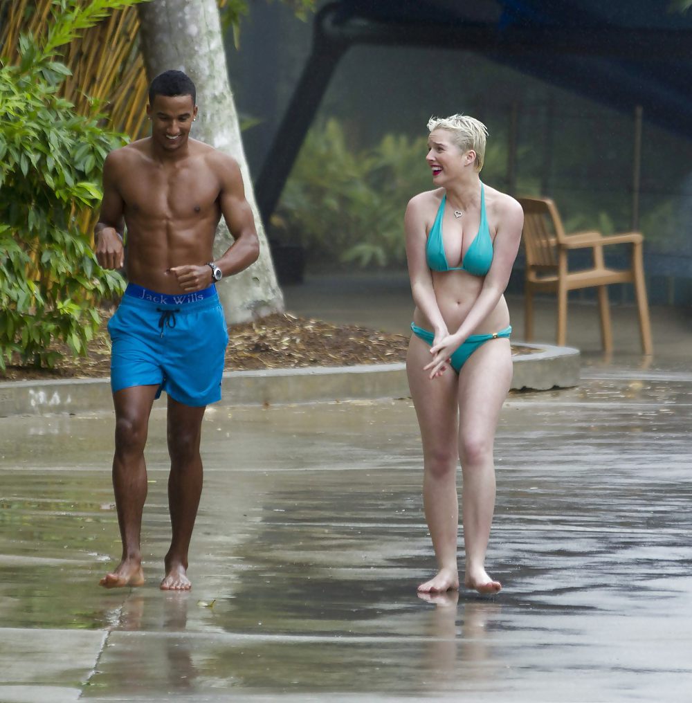 Helen Flanagan bikini HQ (ass shot and hint of nip slip) #4951692