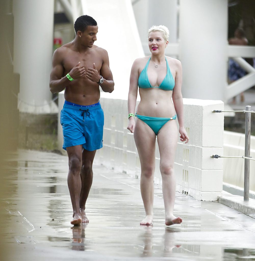 Helen Flanagan bikini HQ (ass shot and hint of nip slip) #4951705