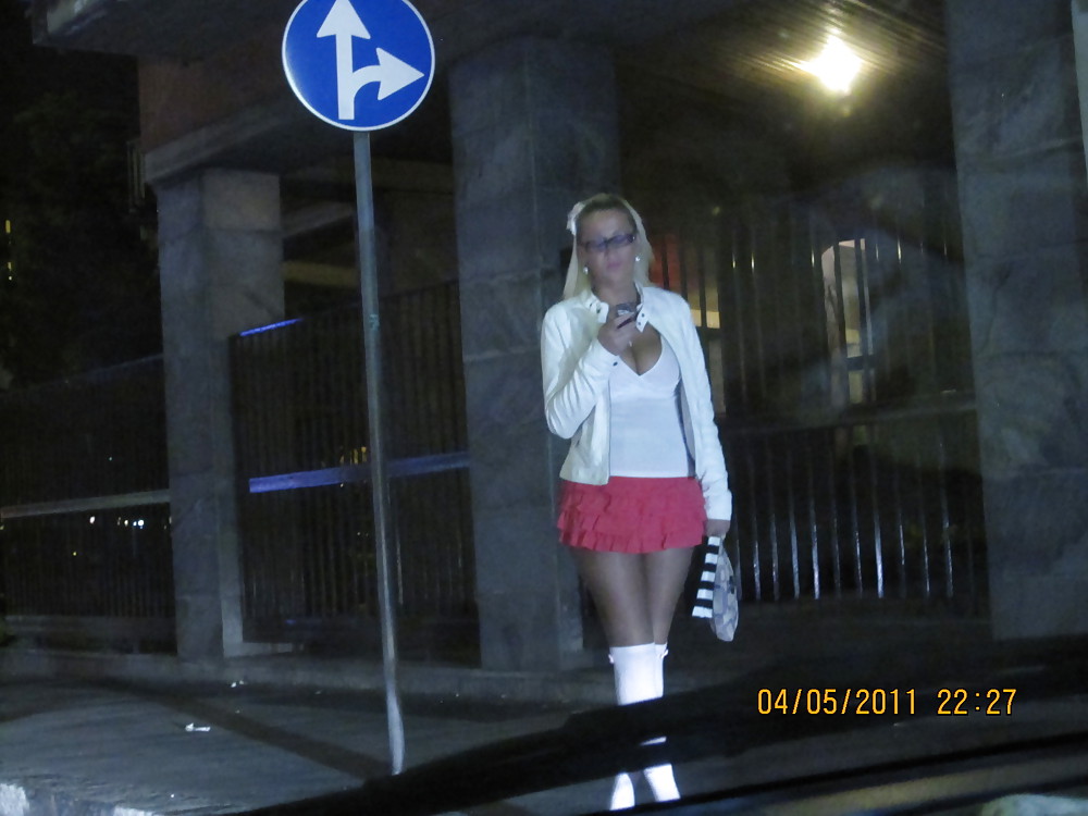 Whore on the street in italia #5366129
