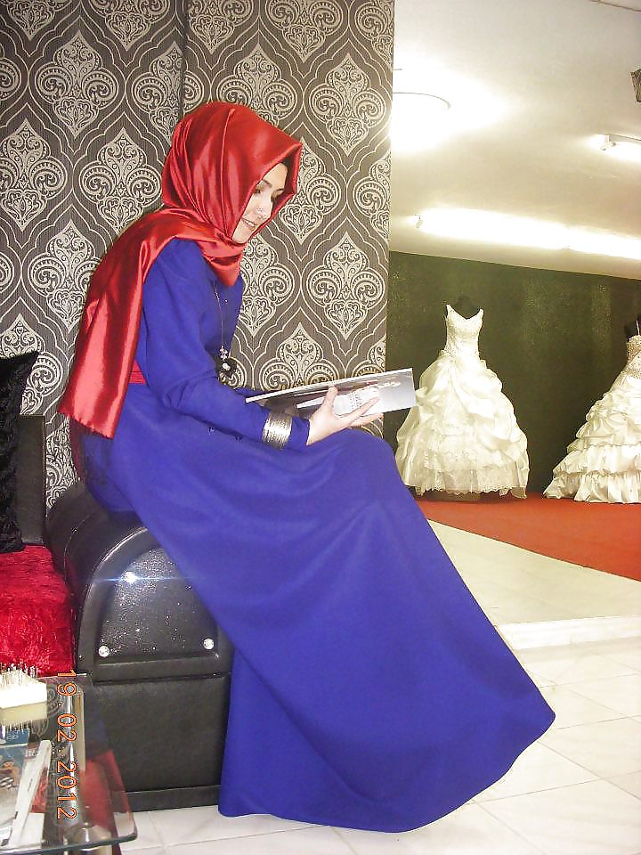 Vampish Turkish turbanli hijab arab asu