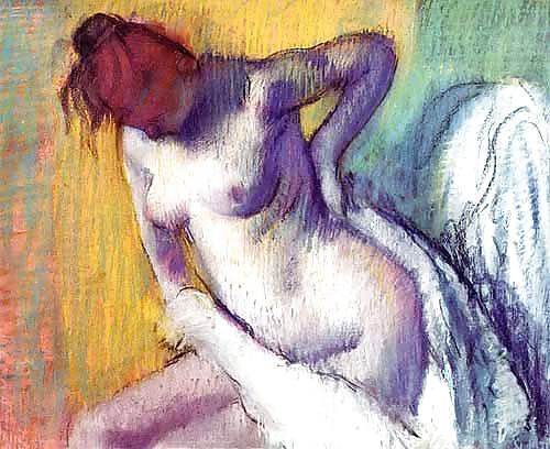 Painted Ero and Porn Art 17 - Edgar Degas #7175025