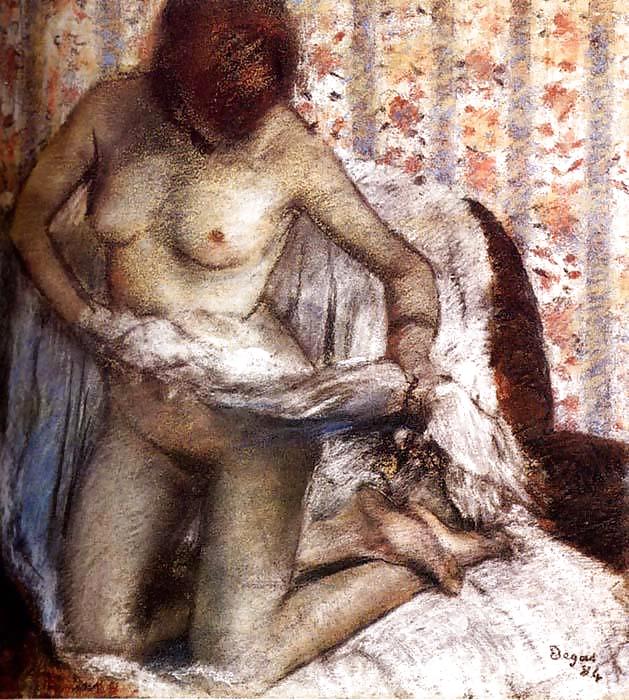 Painted Ero and Porn Art 17 - Edgar Degas #7175058