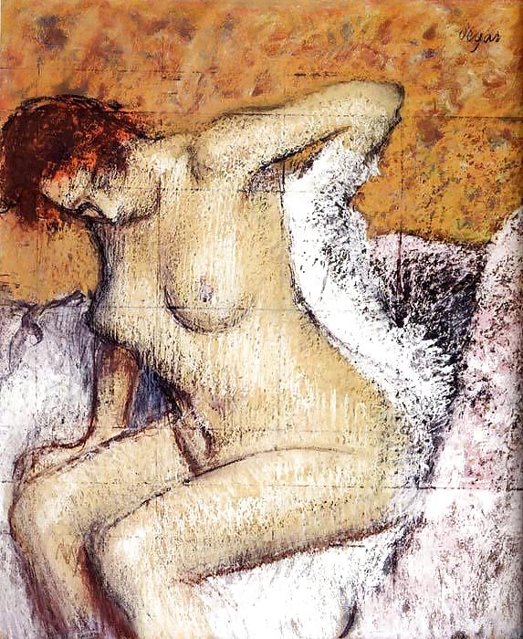 Painted Ero and Porn Art 17 - Edgar Degas #7175068