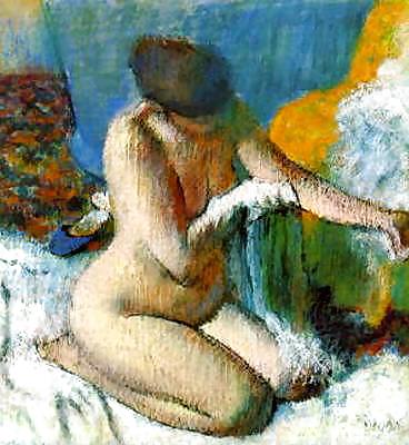 Painted Ero and Porn Art 17 - Edgar Degas #7175075