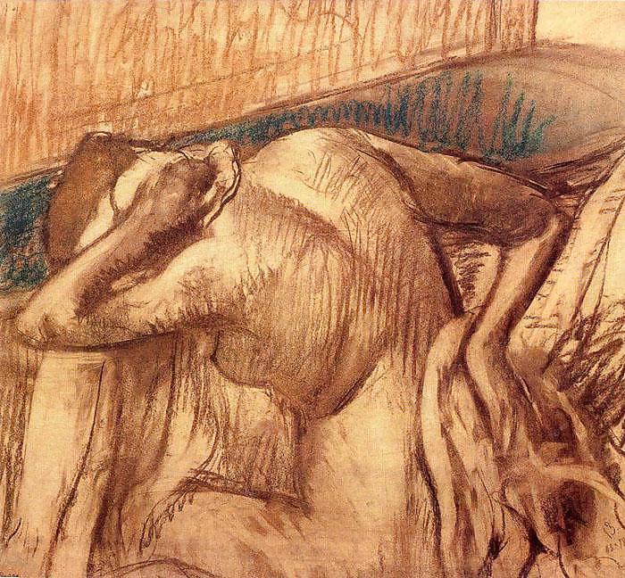Painted Ero and Porn Art 17 - Edgar Degas #7175164