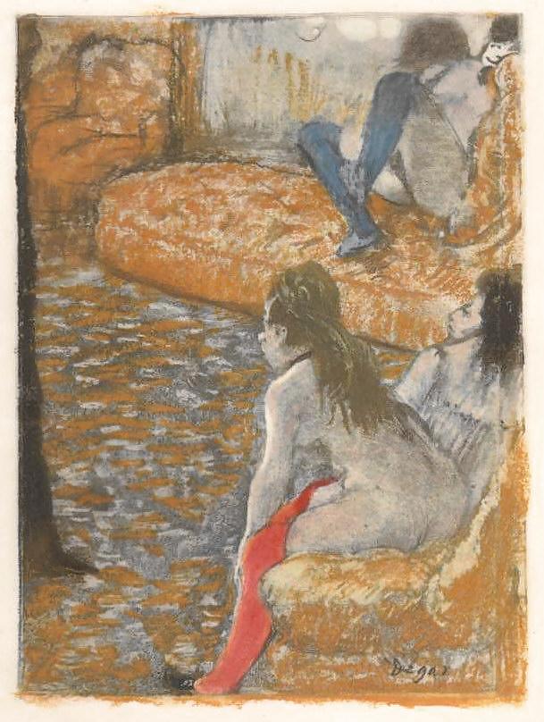 Painted Ero and Porn Art 17 - Edgar Degas #7175197
