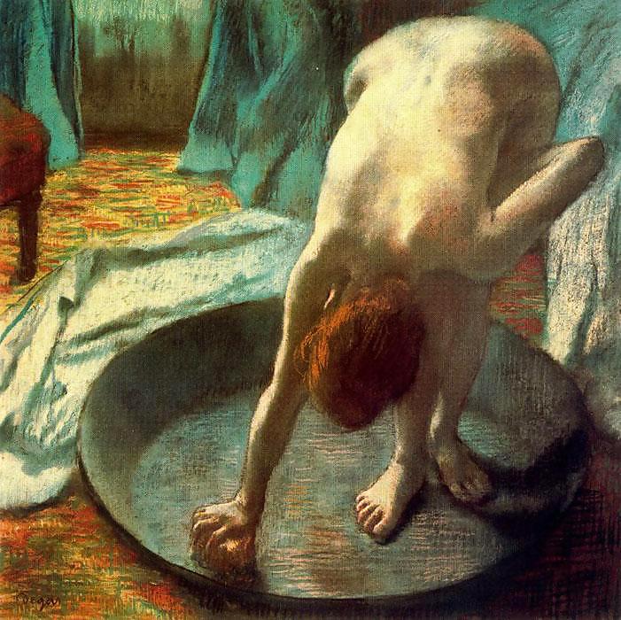 Painted Ero and Porn Art 17 - Edgar Degas #7175283