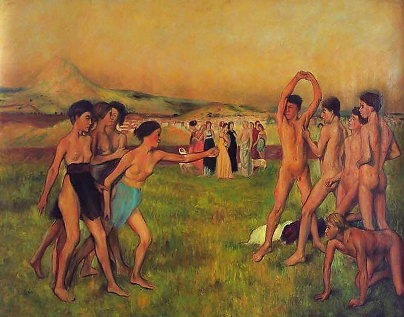Painted Ero and Porn Art 17 - Edgar Degas #7175301