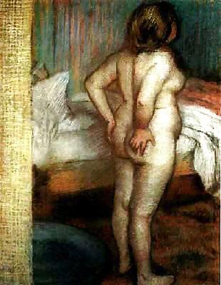 Painted Ero and Porn Art 17 - Edgar Degas #7175318