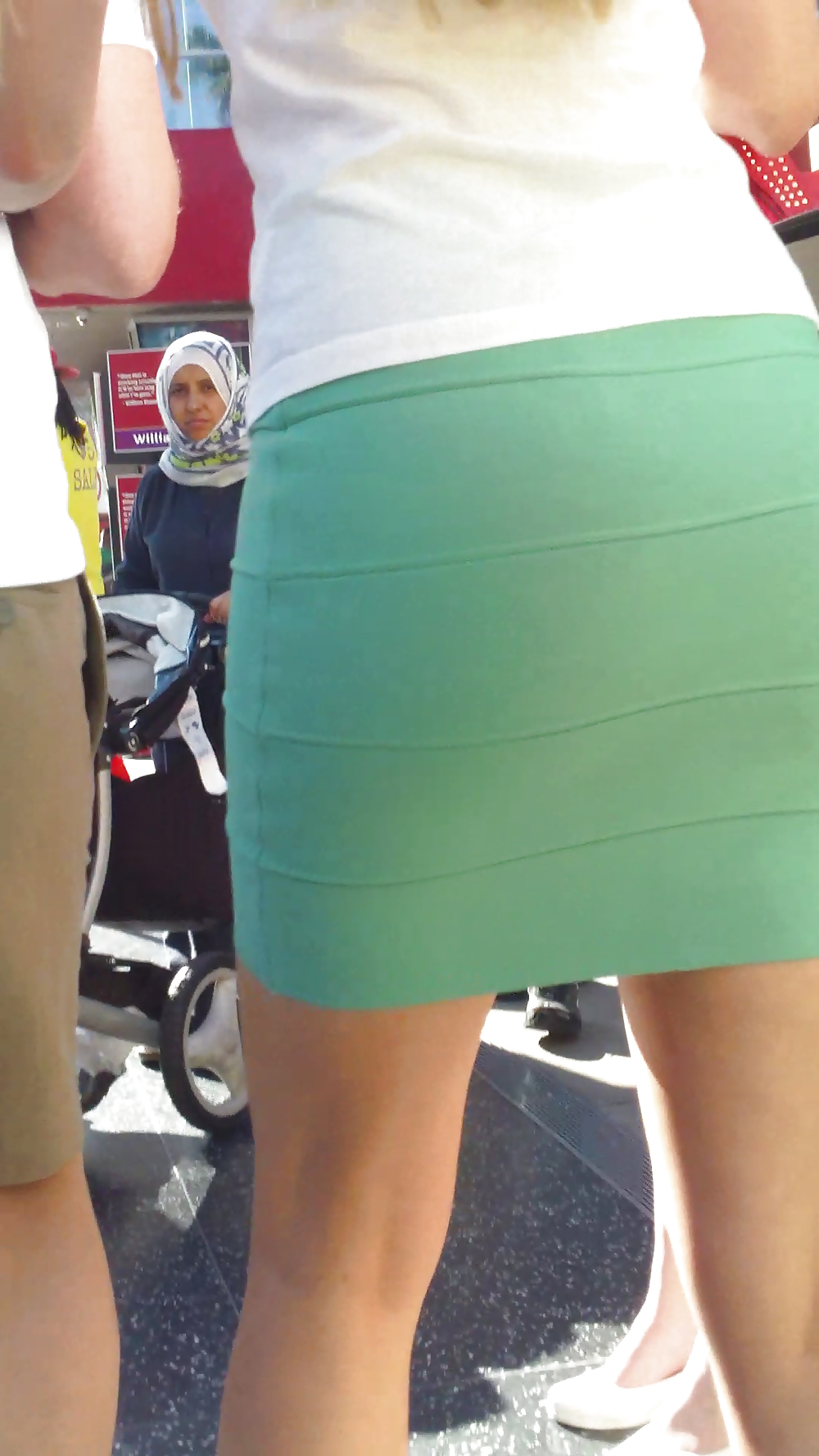 Sexy teen butts & ass in short skirts  #18489902