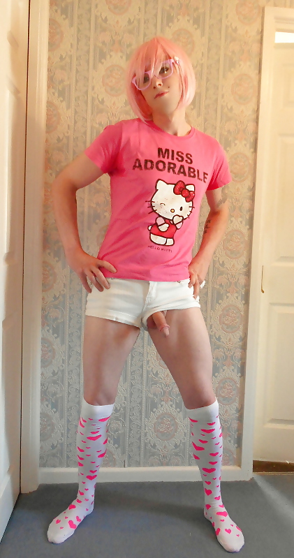 Miss Adorable Hello Kitty gets her cock out #15482179