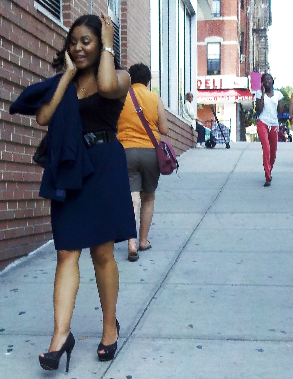 Harlem Girls in the Street