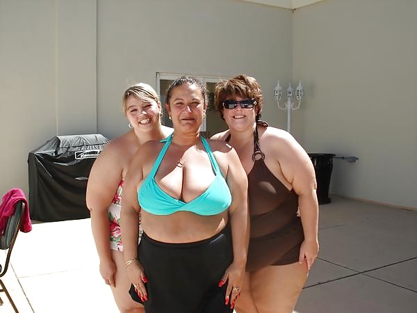 Older women in bikini 2 (Most saggy tits), #4648777