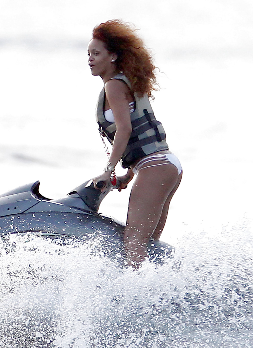 Rihanna bikini candids on the beach in Barbados #4981537