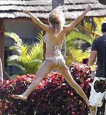 Leann Rimes on the beach in her thong #19452012