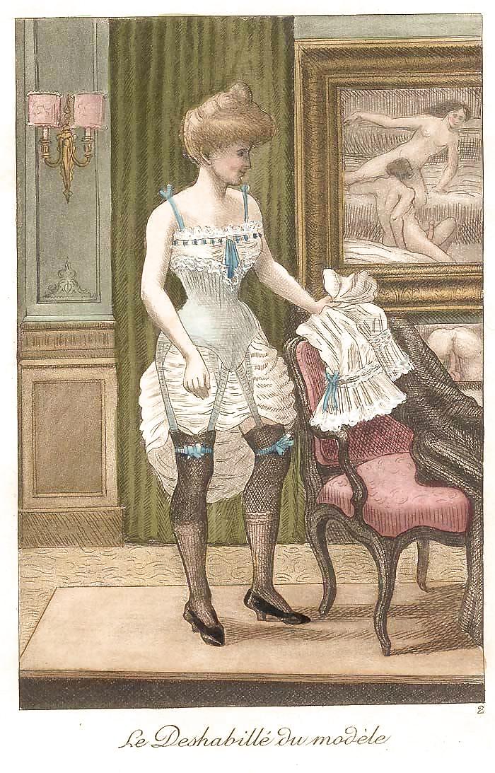 描かれたポルノアート 19 - フランスのポストカード 6
 #15361132