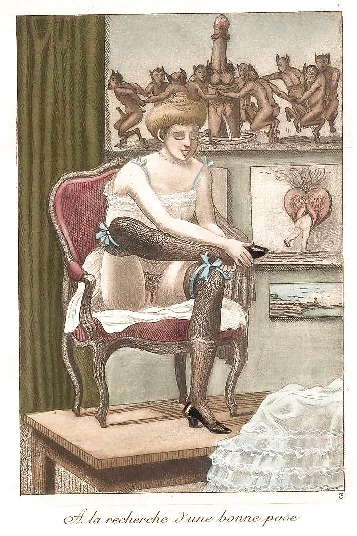 描かれたポルノアート 19 - フランスのポストカード 6
 #15361140