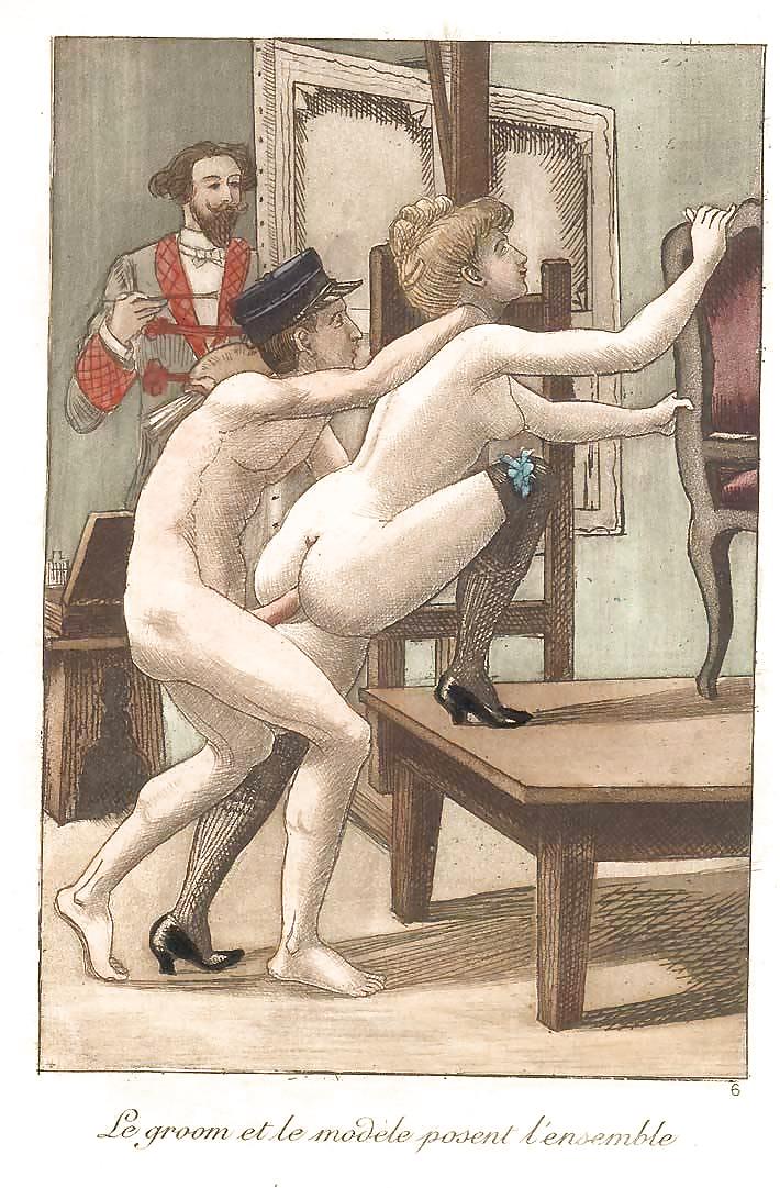 描かれたポルノアート 19 - フランスのポストカード 6
 #15361159