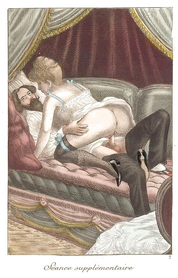 描かれたポルノアート 19 - フランスのポストカード 6
 #15361163