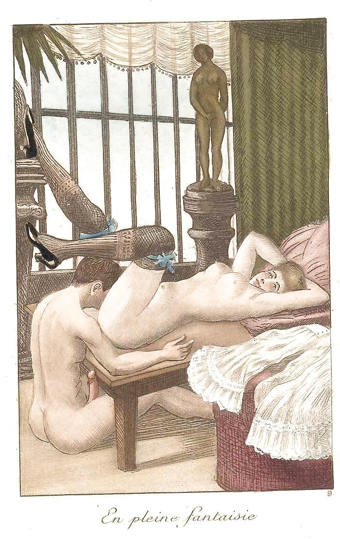 描かれたポルノアート 19 - フランスのポストカード 6
 #15361174