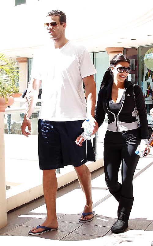 Kim Kardashian leaving a gym in Los Angeles