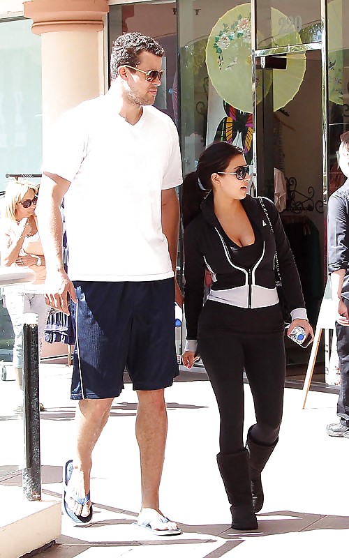 Kim Kardashian leaving a fitness center in Los Angeles
